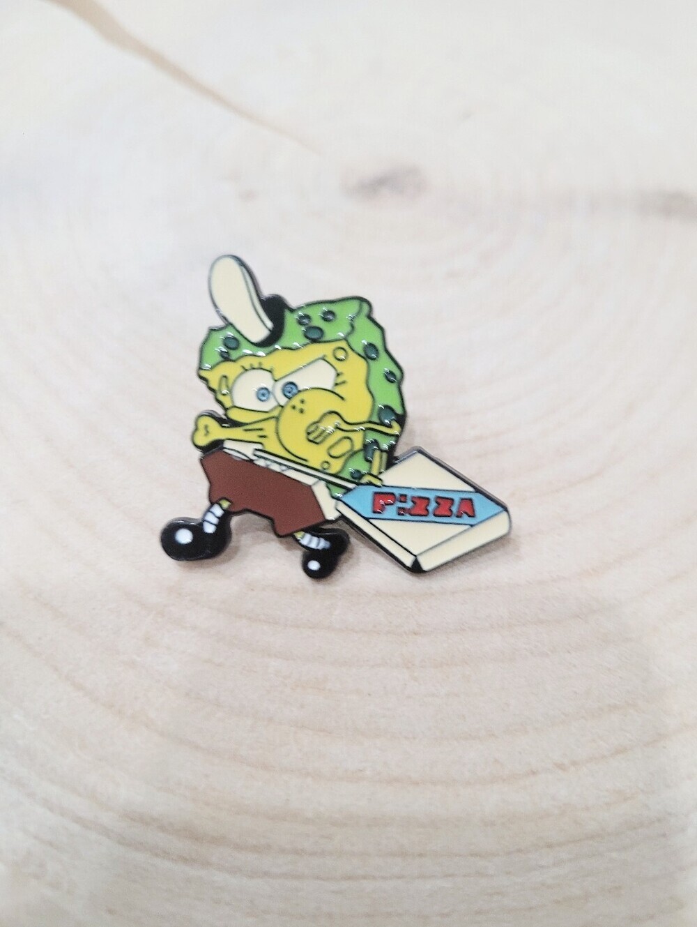 2/$20 Brand New SpongeBob SquarePants Pizza Pin Brooch